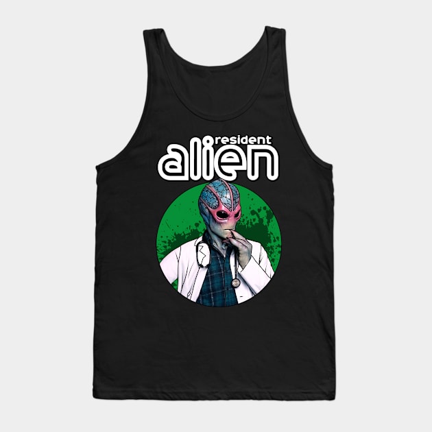 Resident Alien Tank Top by scallywag studio